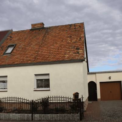 Wohnhaus mit Ziegeldach im Torgauer Land